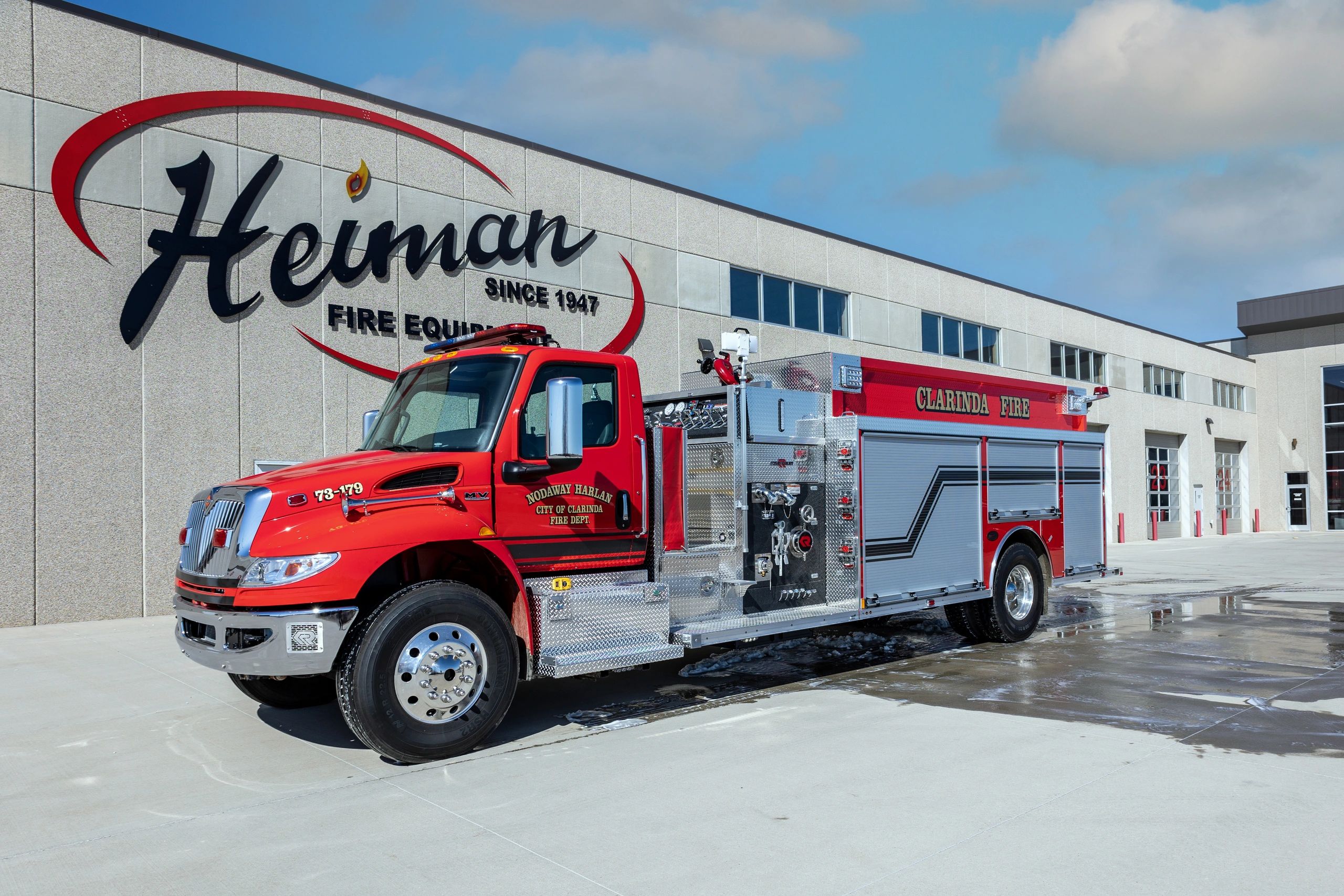 Clarinda, IA Fire Dept. Rosenbauer Pumper